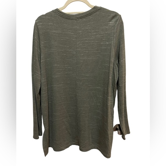 LOFT - Green Tunic Blouse - size L - Picture 2 of 3
